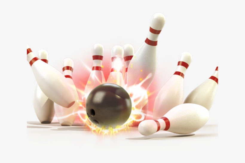 Bowling Clipart Transparent Background - Bowling, transparent png #8615006