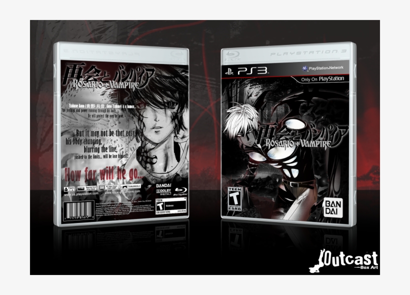 Rosario Vampire Box Art Cover - Vampire God Anime, transparent png #8615070