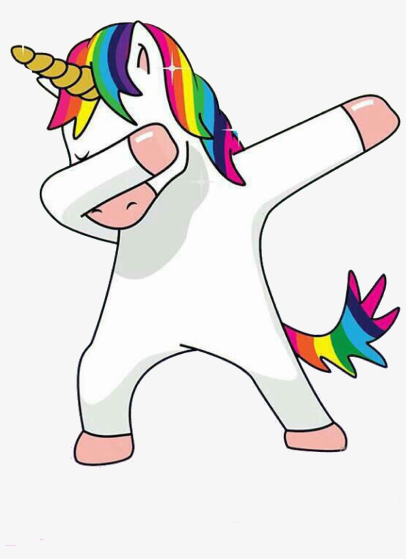 Unicorn T-shirt Dab Mobile Phones Desktop Wallpaper - Dabbing Unicorn, transparent png #8615510