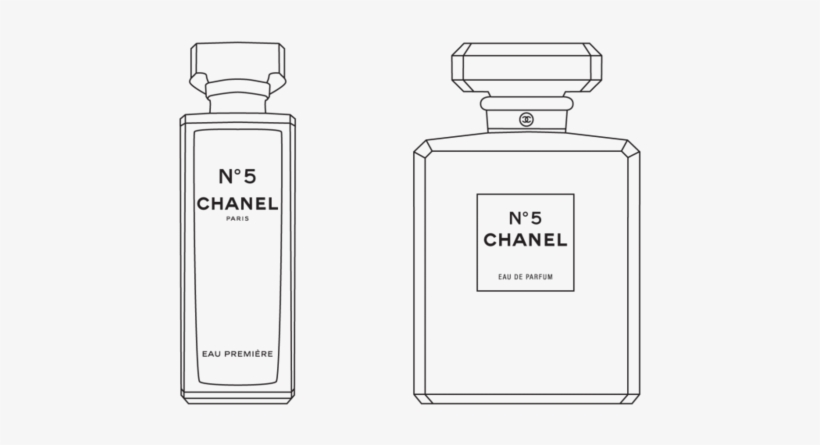 Chanel Bottle Perfume Png Download Free - Chanel No 5 Bottle Png, transparent png #8616123