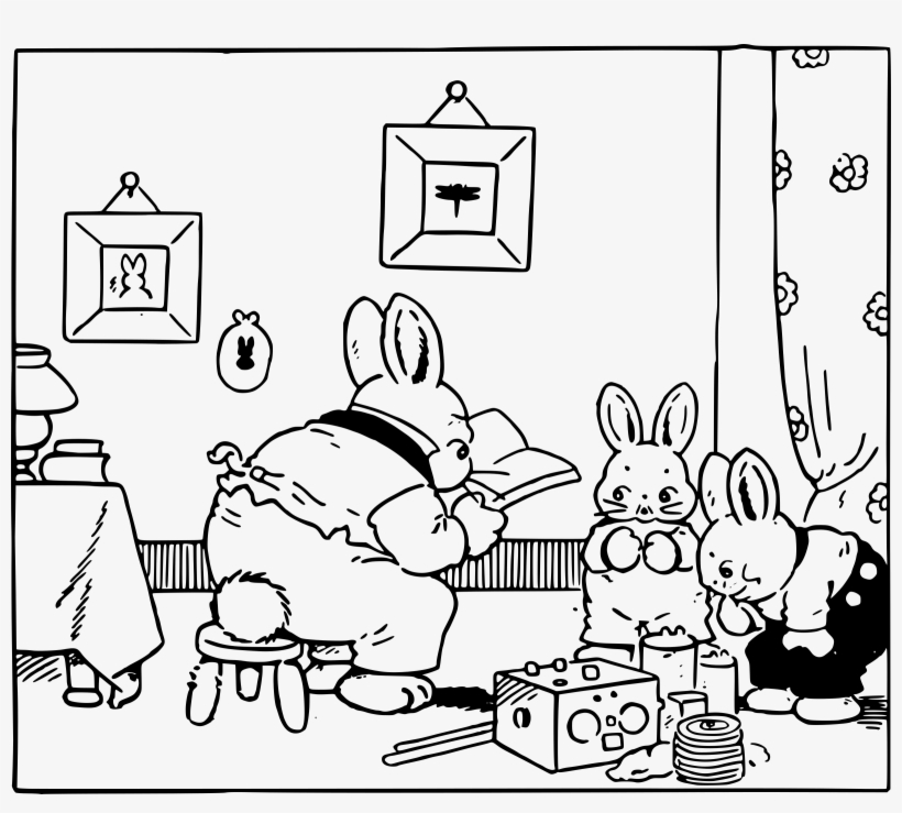 This Free Icons Png Design Of Rabbit Family Radio, transparent png #8616745