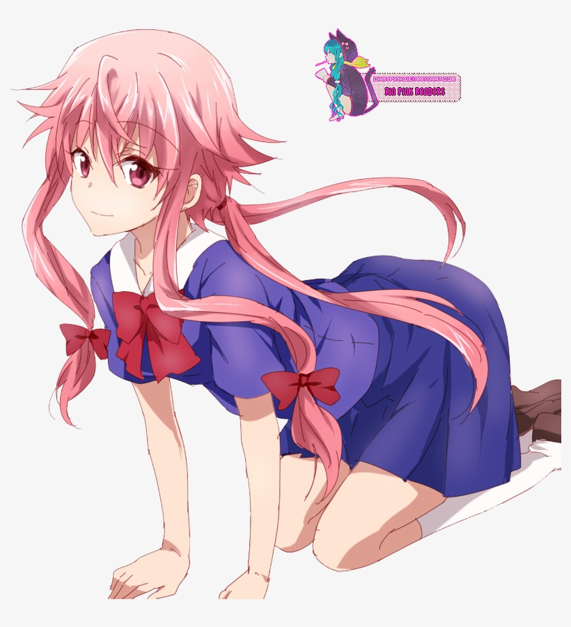 Ragazze Anime Images ♥˛•*anime Girls¸ - Yuno Gasai Render, transparent png #8616928