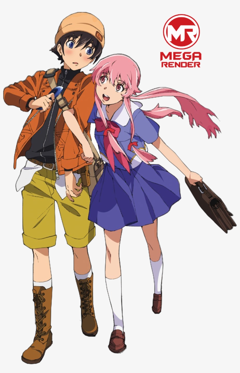 Anime - Mirai Nikki Yuki Png, transparent png #8617154