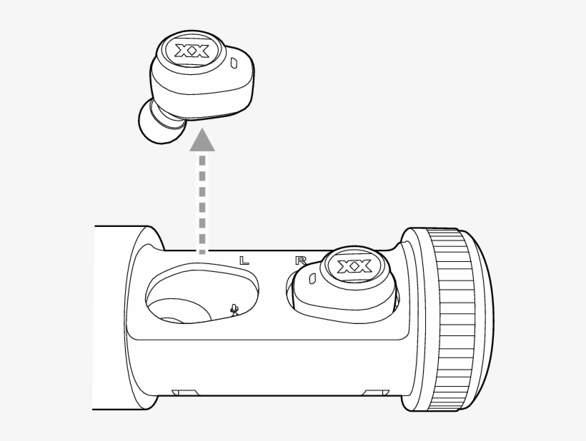 Earphone L Xc70 - Line Art, transparent png #8617746