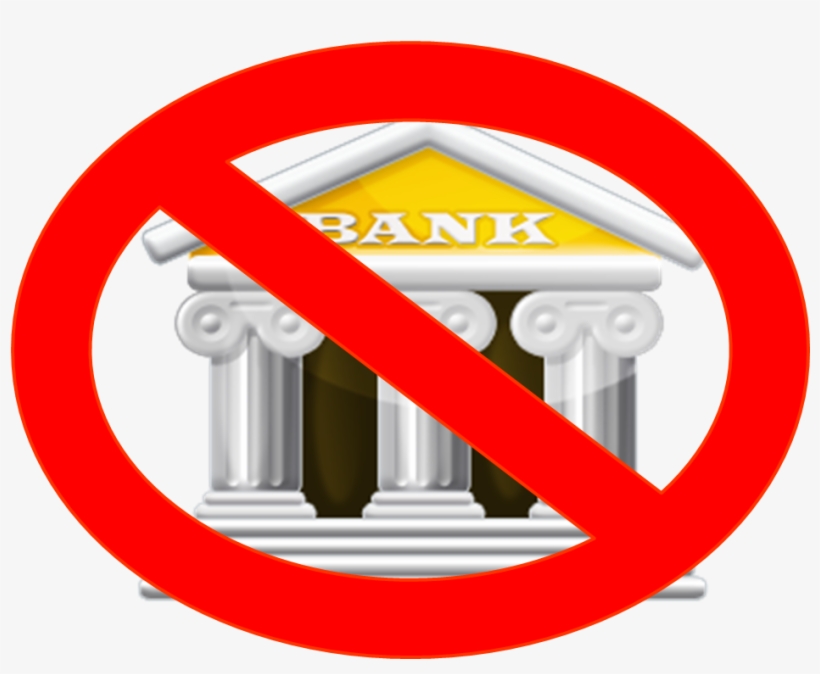 Banking Without A Bank - No Bank Icon Png, transparent png #8618157