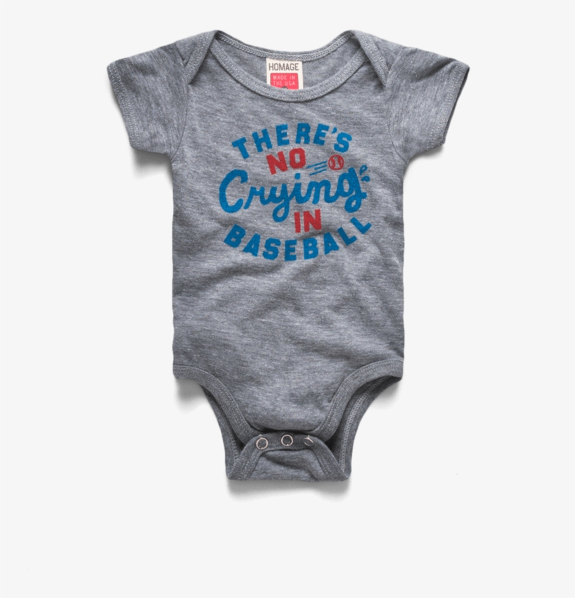 There's No Crying Baby One Piece - Active Shirt, transparent png #8618226