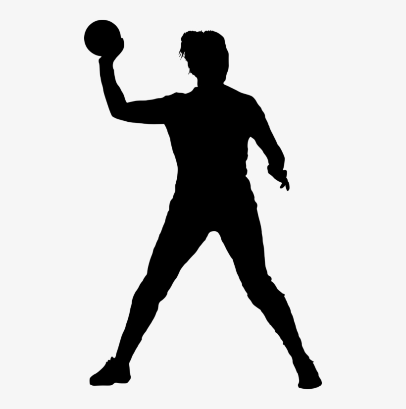 Free Png Sport Handball Silhouette Png - Silhouette, transparent png #8618286