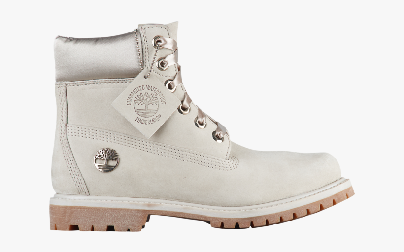 Timberland Satin Accent 6" Wp Boots - Botas Timberland Mujer Blancas - Free Transparent PNG Download - PNGkey