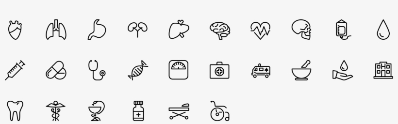 Icon Medical - Line Art, transparent png #8618755