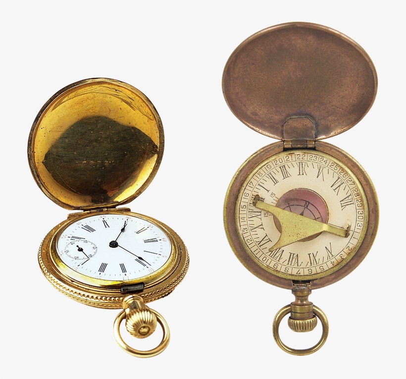 Vintage Watch, Pocket Watch, Gold Watch, Old, Unique - Pocket Watch Stock, transparent png #8618899