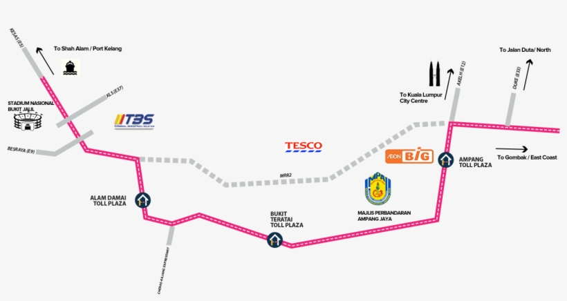 Suke, Dash Highways To Open By - Lebuh Raya Sungai Besi Ulu Kelang Suke, transparent png #8619065