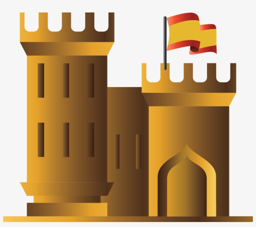 All My Life I'd Wondered About The Origin Of My Uncommon - Spanish Castle Cartoon, transparent png #8619342