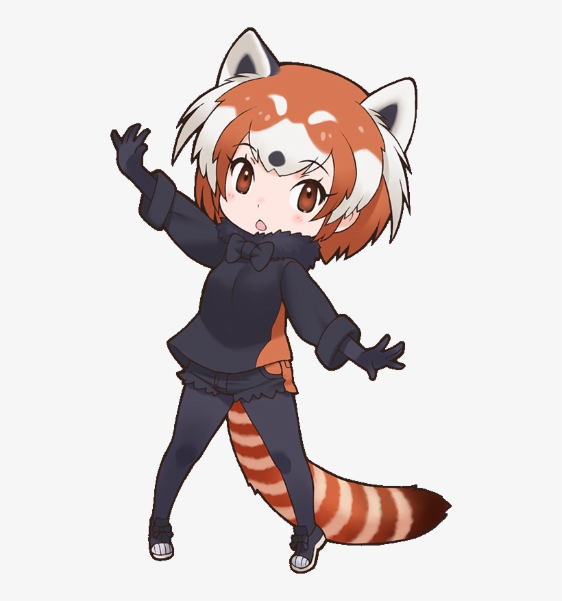 Red Pandaex - Kemono Friends Lesser Panda, transparent png #8619346