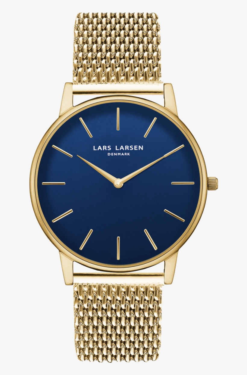 Vector Freeuse Oliver Mens Watch Gold With Blue Dial, transparent png #8619435