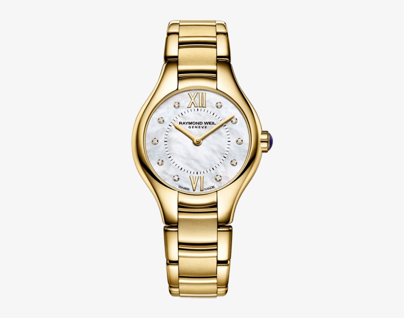 Noemia - Raymond Weil Noemia Diamond Ladies Watch, transparent png #8619536