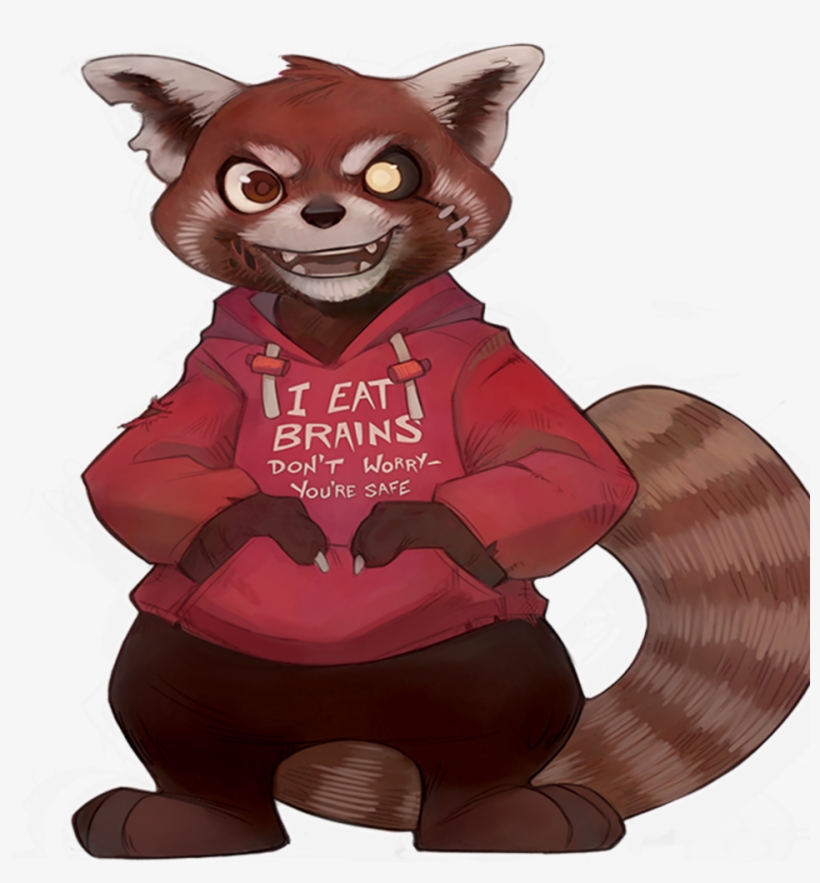 I Am Your Red Panda Zombie Overlord That Is All, transparent png #8619845