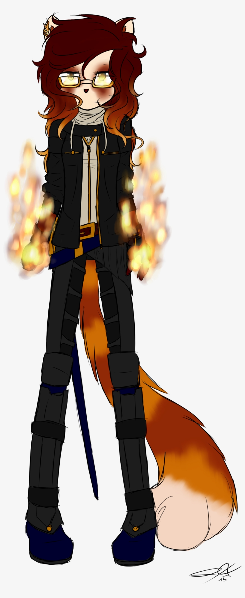 Feng The Red Panda - Red Panda Sonic Oc, transparent png #8619888
