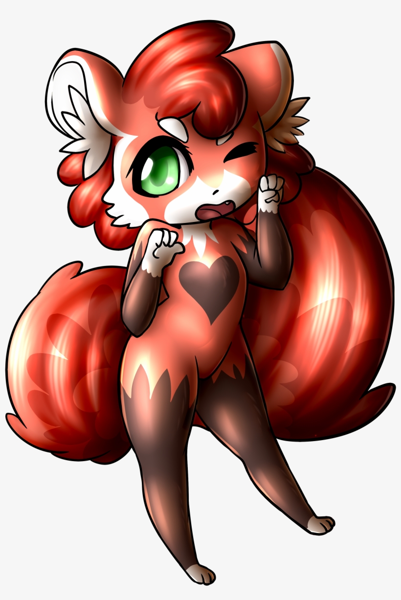 Red Panda - Cartoon, transparent png #8620004