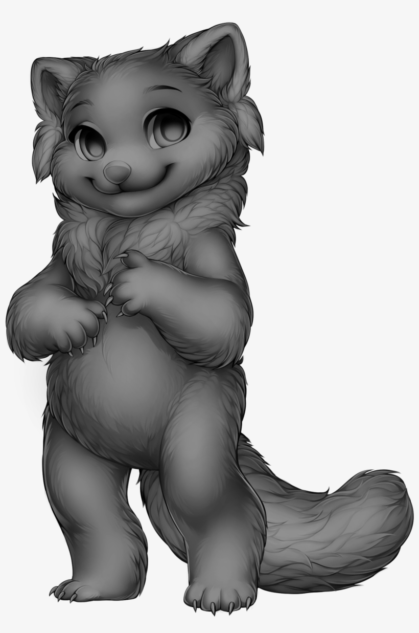 Drawn Red Panda Furvilla - Furvilla Base, transparent png #8620503