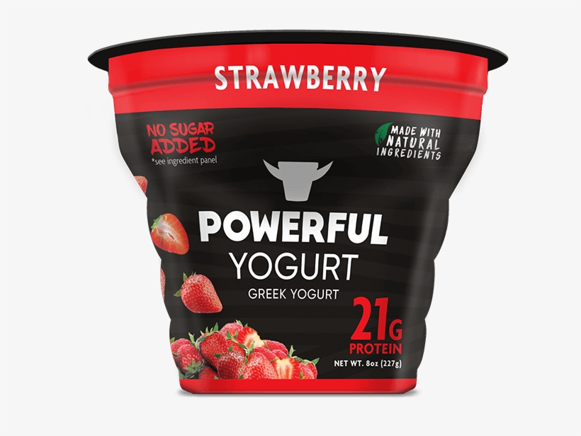 Strawberry Yogurt - High Protein Greek Yogurt, transparent png #8620580