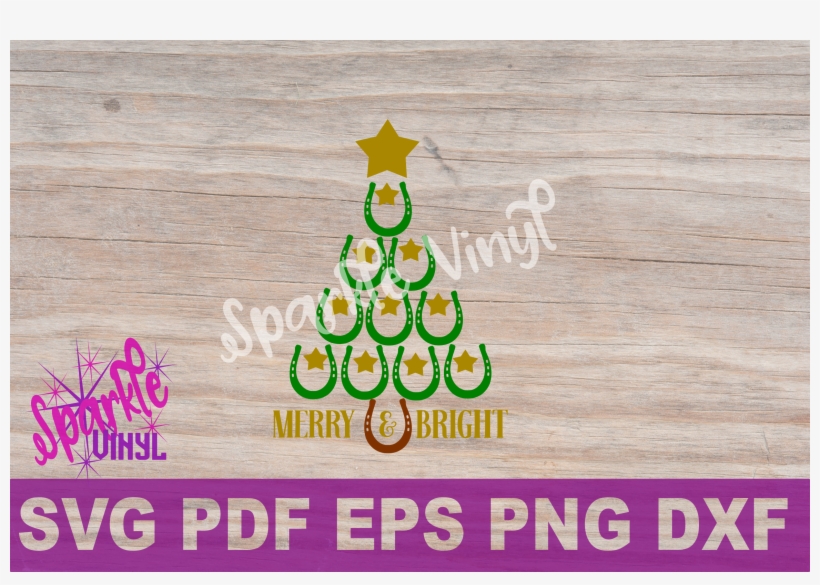 Svg Christmas Cowboy Cowgirl Christmas Horseshoe Tree - Christmas Tree, transparent png #8620971