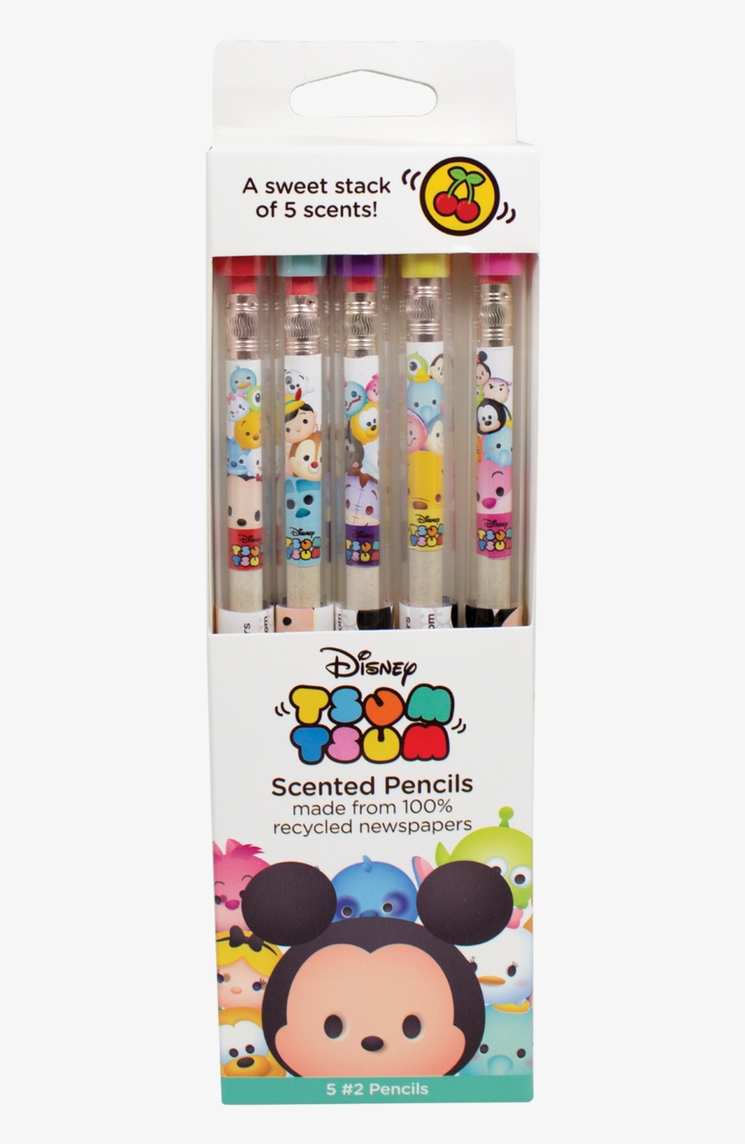 Tsum Tsum Graphite Smencils 5 Pack - Tsum Tsum, transparent png #8621171