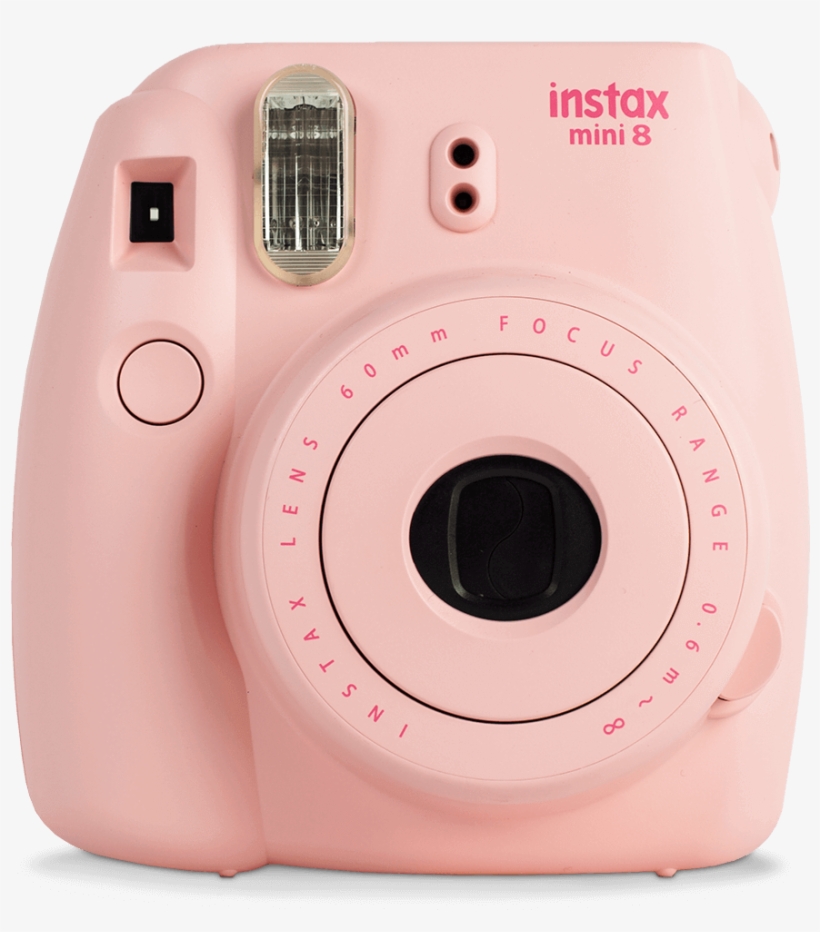 Pink Polaroid Camera - Fuji Polaroid, transparent png #8621200