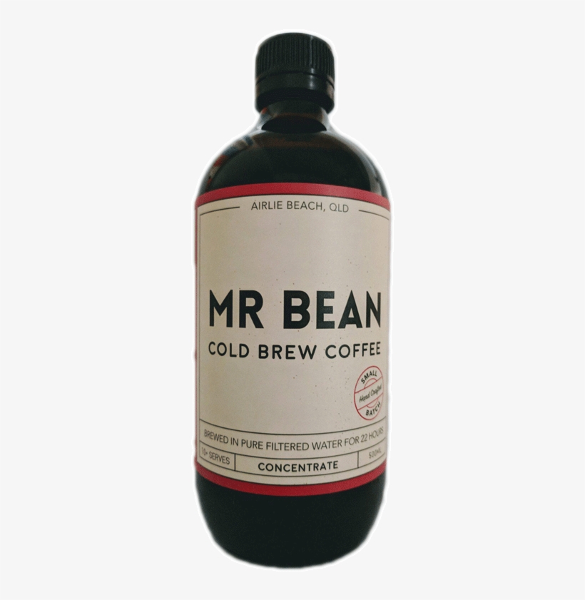 Mr Bean Cold Brew Concentrate 500ml Bottle - Restoran, transparent png #8621392