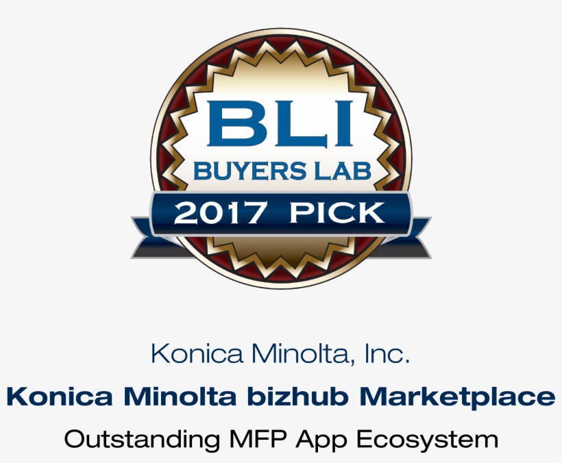 Konica Minolta Bizhub Marketplace Apick Seal W17 - Konica Minolta Awards 2017, transparent png #8621482
