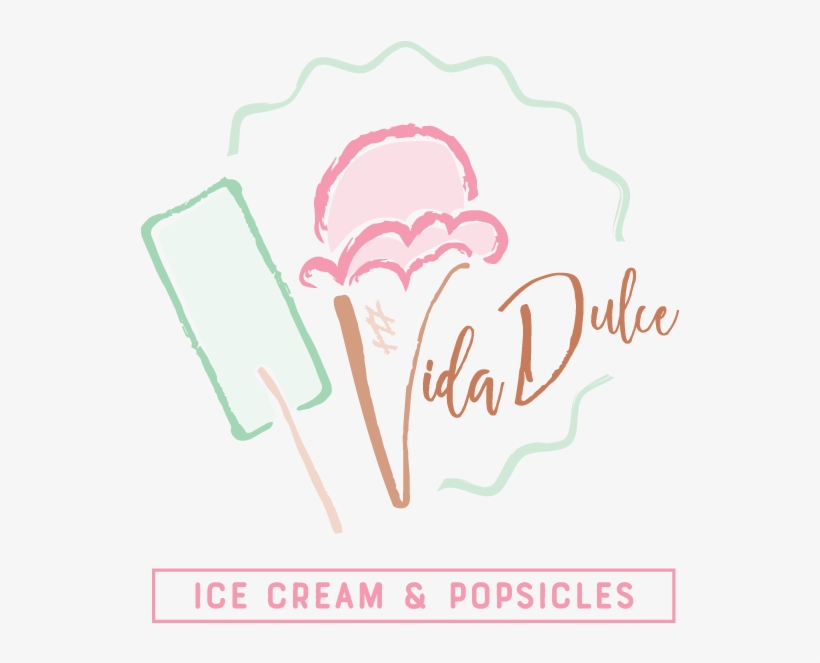 Vida Dulce Official Logo Clear Back - Gelato, transparent png #8621927