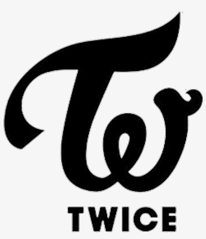 Scblackandwhite Blackandwhite Twice Logo Sign - Twice Logo Kpop, transparent png #8622182
