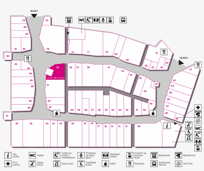 Doc Leasingplan 12 2017 Shopovi 33 Tommyhilfiger - Outlet Designer Plan, transparent png #8622648