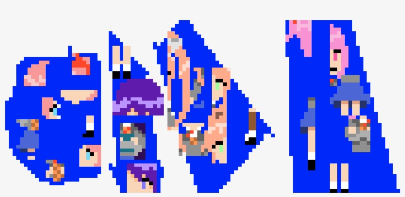 Doki Doki Literature Club Gliched, transparent png #8623691