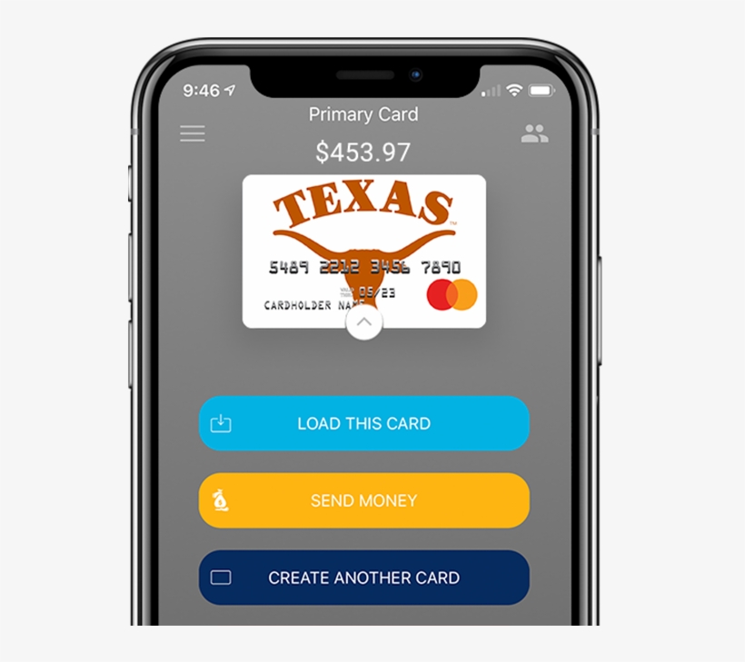 Texas Longhorns Fancard Prepaid Mastercard® In The - University Of Texas, transparent png #8623805