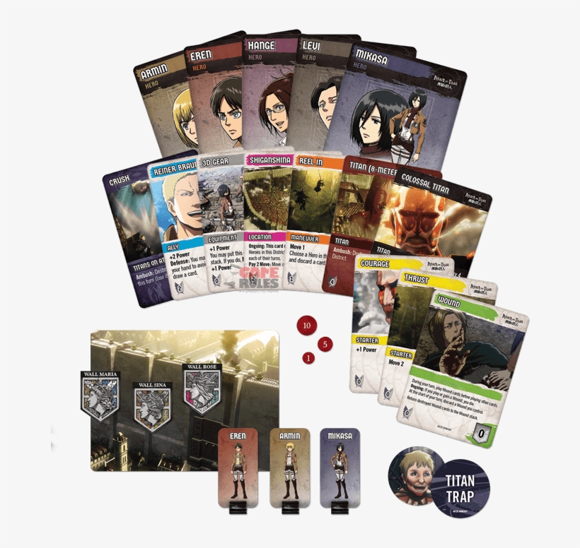 Attack On Titan Deck Builder, transparent png #8624311