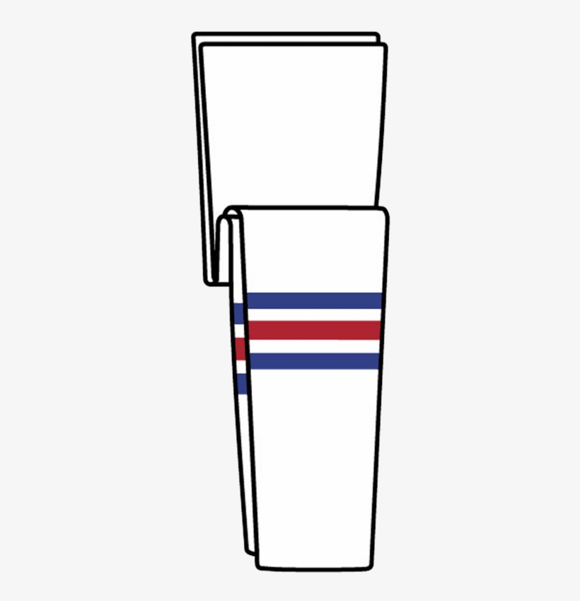 Knit Retro Nhl Pattern Socks - Ice Hockey, transparent png #8624347