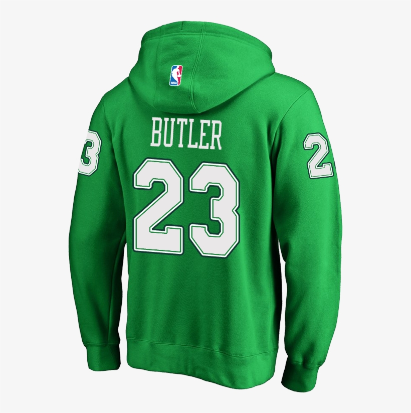 Philadelphia 76ers Jimmy Butler Men's Green St - Sweatshirt, transparent png #8624500