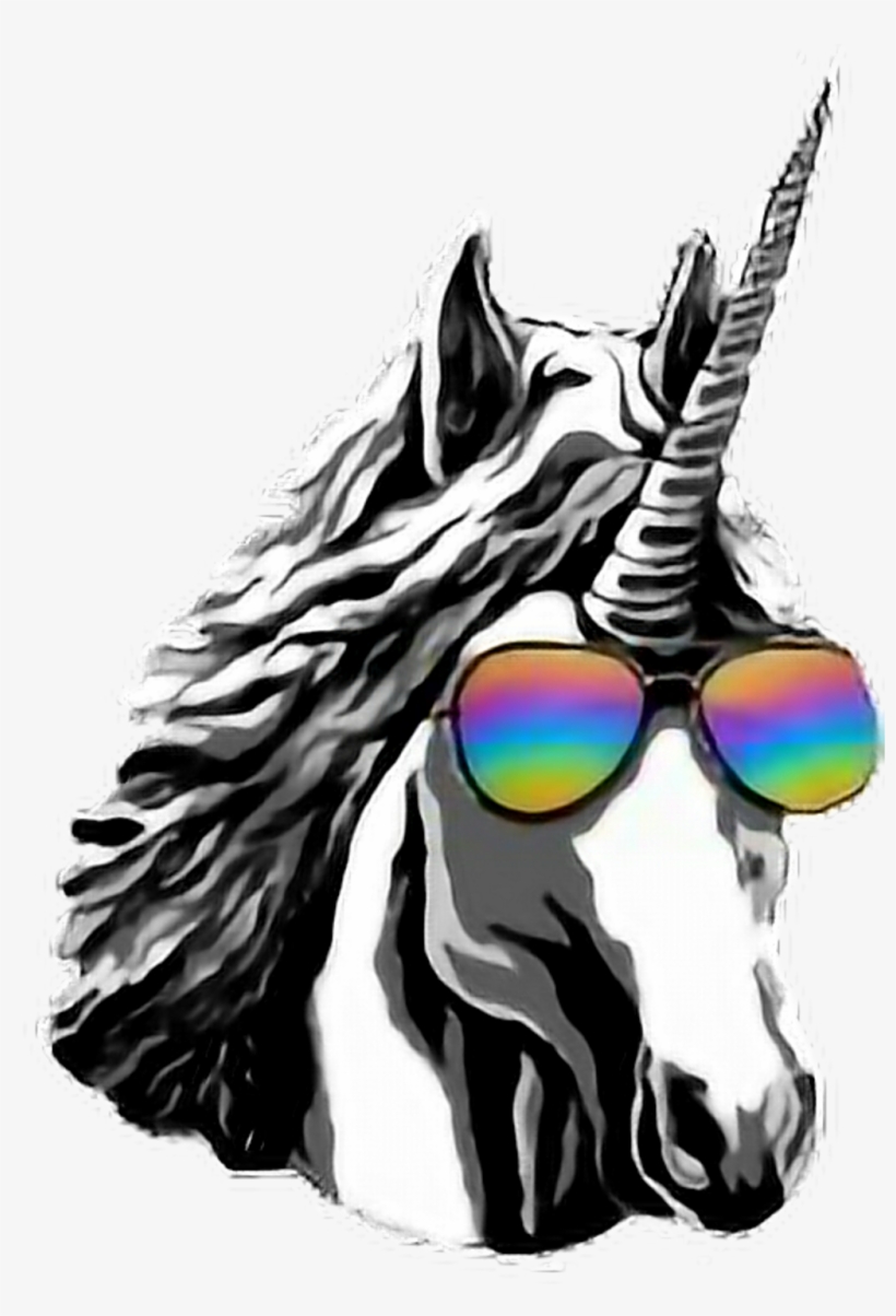 Unicorn Sticker Clipart , Png Download - Cool Unicorn, transparent png #8624938