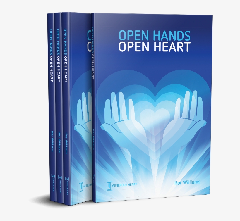 Open Hands Open Heart Book Set - Png Of Heart Logo With Generous, transparent png #8625649