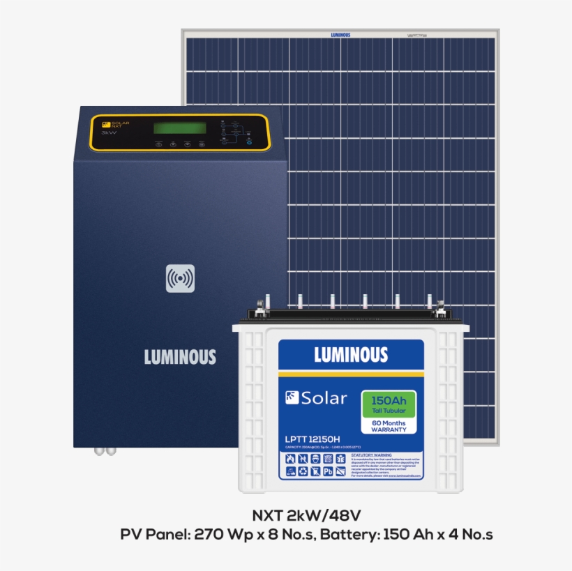 Product - Luminous Off Grid Solar System, transparent png #8626031