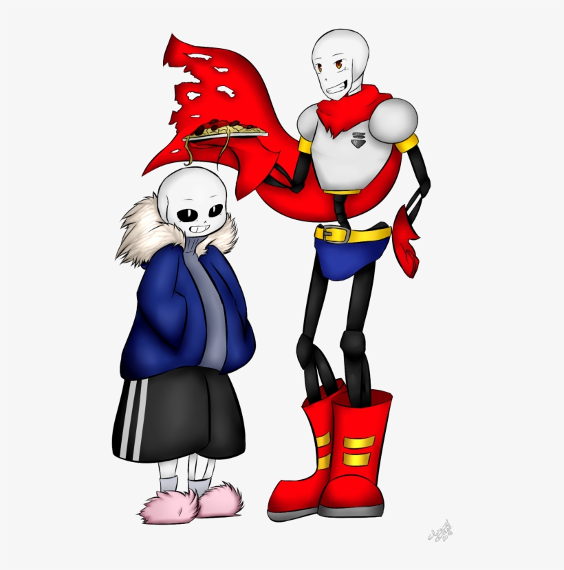 Speedpaint/ Sans And Papyrus - Papyrus Undertale Dessin, transparent png #8626231