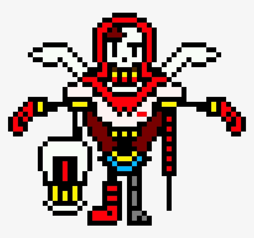 Papyrus Also Has A Pacifist Self Too - Sans And Papyrus Sprite, transparent png #8626416