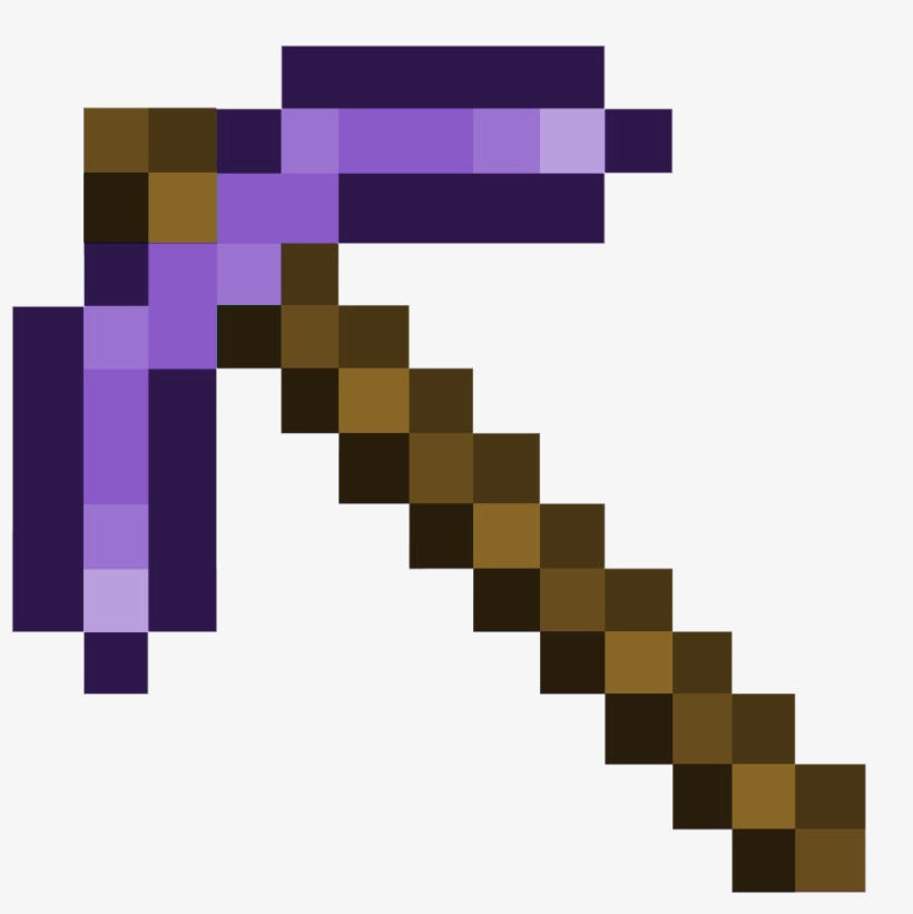 Overview Obsidiantools Hei Enberg Mods Projects Minecraft - Minecraft Diamond Pickaxe Png, transparent png #8626511