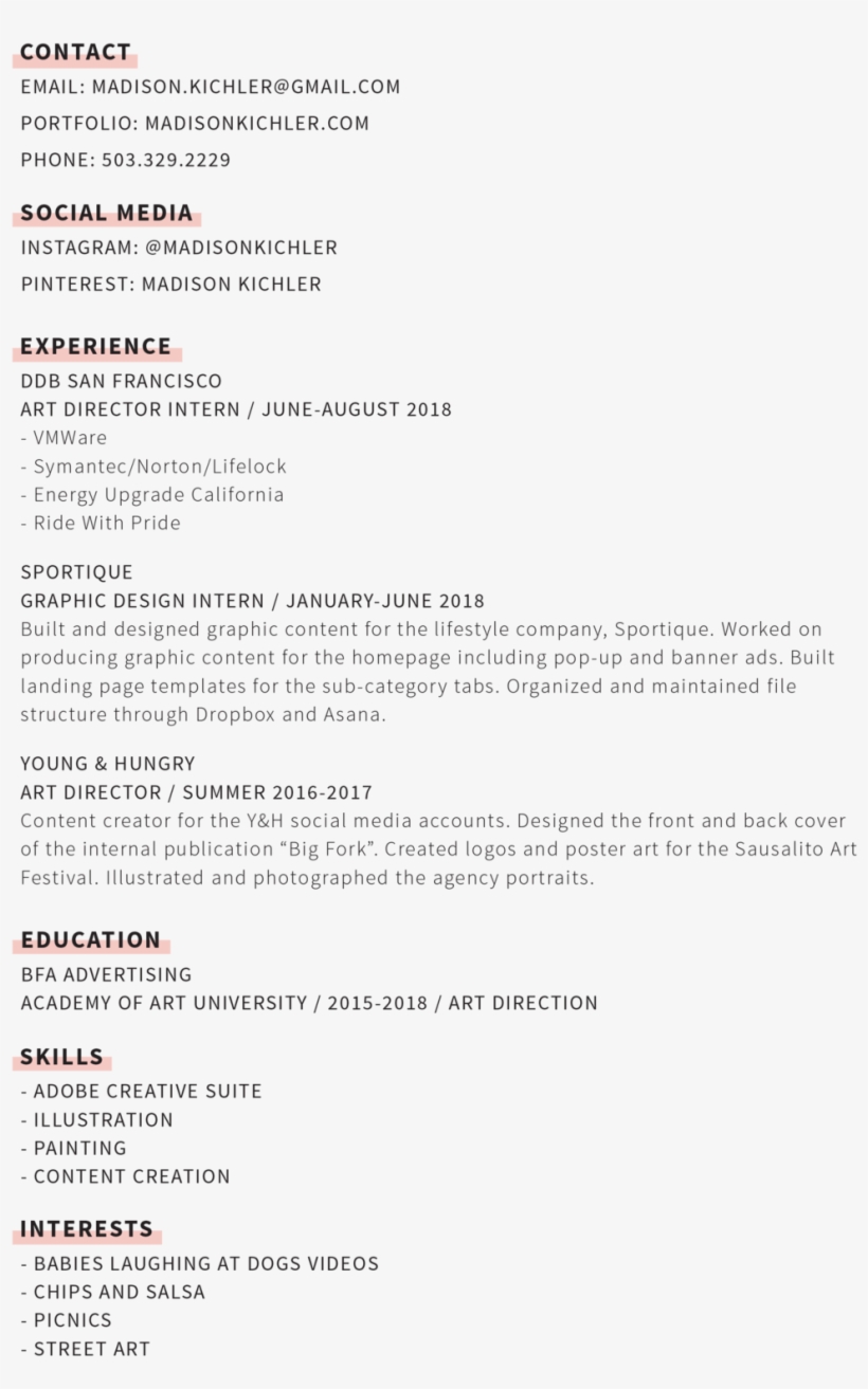 Mk Resume 092518 Blank, transparent png #8626950