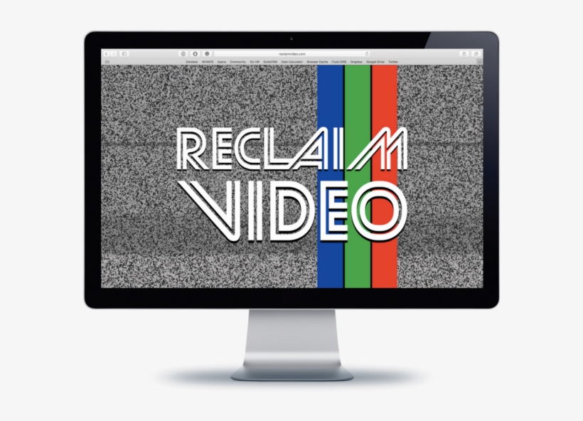 Reclaimvideo - Com - Led-backlit Lcd Display, transparent png #8627189