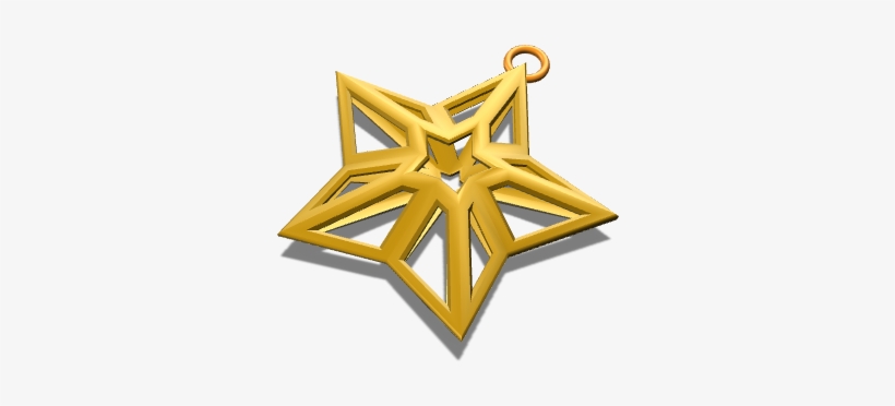 Christmas Star - Emblem, transparent png #8627281