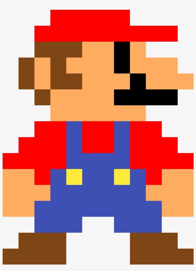 Pixilart - Mario Ninjanasir - Mario Bros 8 Bits, transparent png #8628288