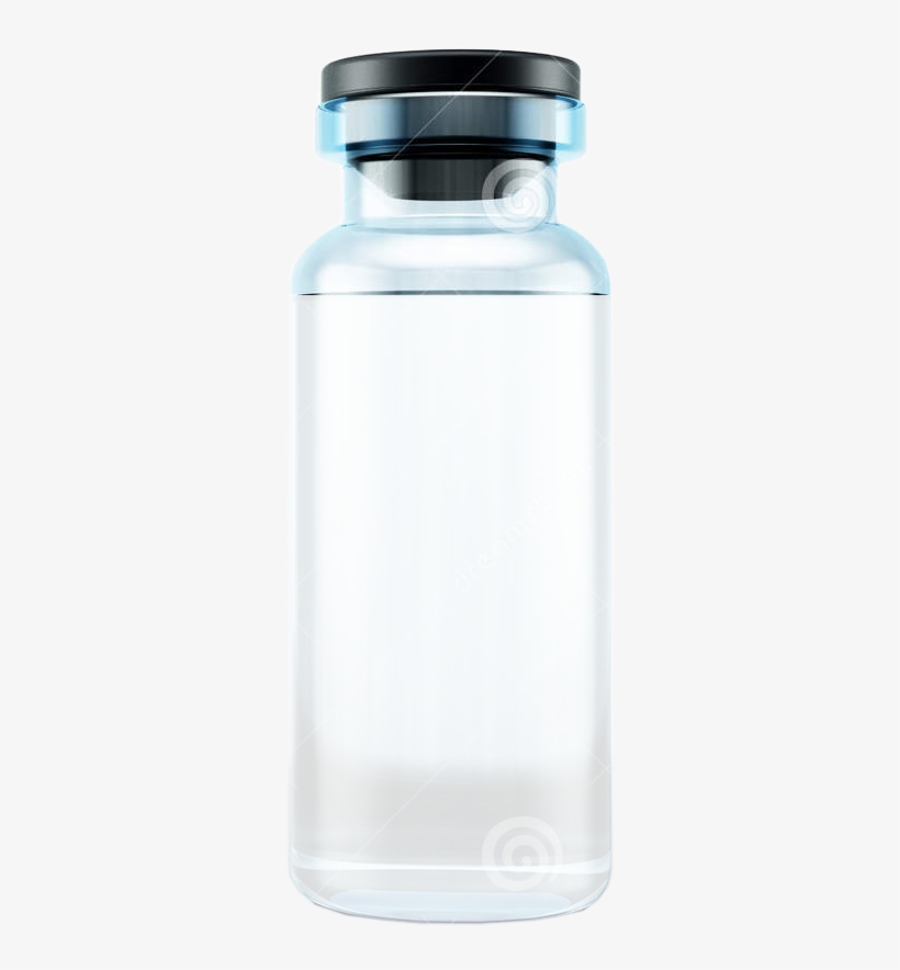Medical Vial Solid - Water Bottle, transparent png #8628587