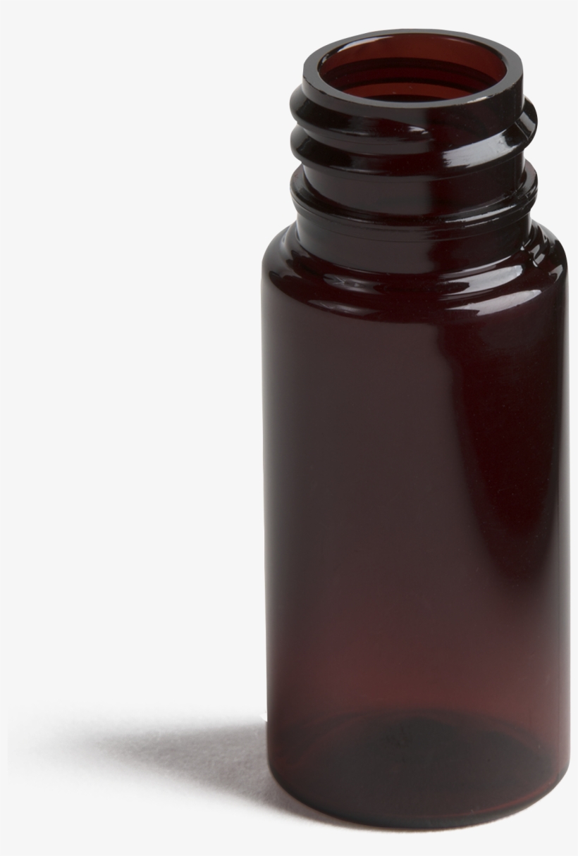 5 Oz Cylindrical Vial - Glass Bottle, transparent png #8628903