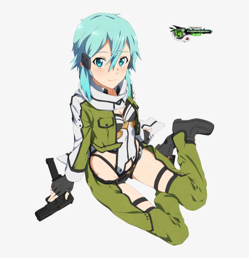 Also, You Will Recieve A New Party Member In Arc 3, - Sword Art Online Sinon Render, transparent png #8629391